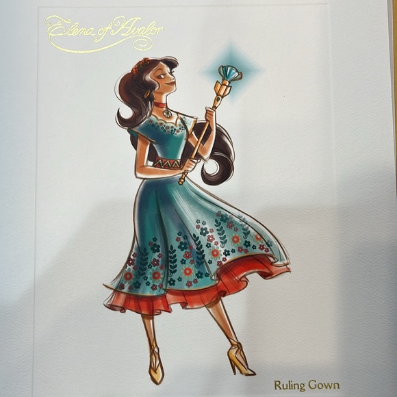 Elena of Avalor limited edition art work and box - NEW - Picture 8 of 10